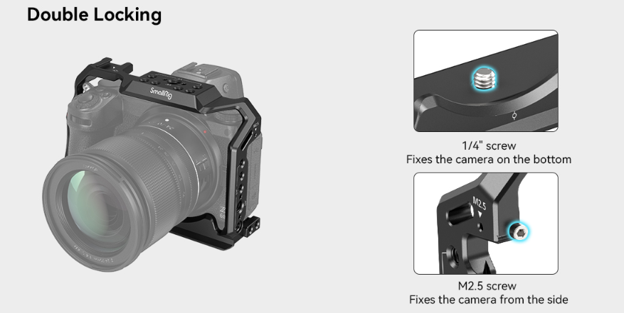 ПРЕИМУЩЕСТВА КЛЕТКИ SMALLRIG 2926B